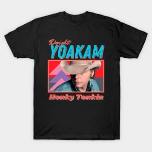 Dwight Yoakam Vintage Look 1986 // Honky Tonkin Original Fan Design Artwork T-Shirt